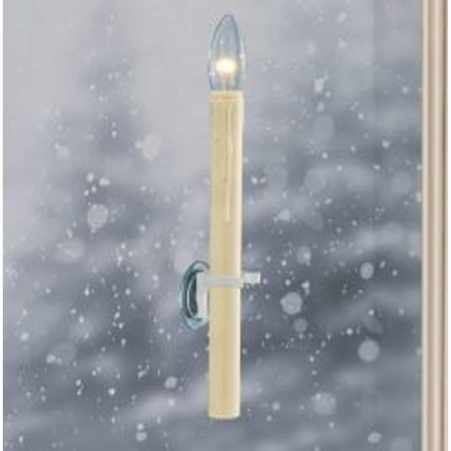Celestial Lights B O Bi Directional Suction Window Candle w o base set of 4 No Color