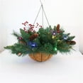 Celestial Lights CBHB Battery Operated Cone and Berry Hanging Basket