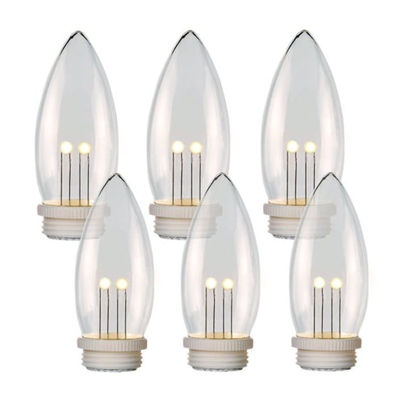 Celestial Lights LED Battery Operated Candle Replacement Bulbs - Shimmering Bulb