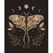 Celestial Luna Moth Poster Print - Studio XYZ 24 x 36