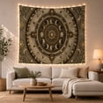 thumbnail image 1 of Celestial Mandala With Sun and Moons Mystical Boho Wall Art for Astronomy Lovers, Zodiac Home Decor, Housewarming Gift Tapestry Wall Hanging for Bedroom, Living Room and Dorm, 1 of 7