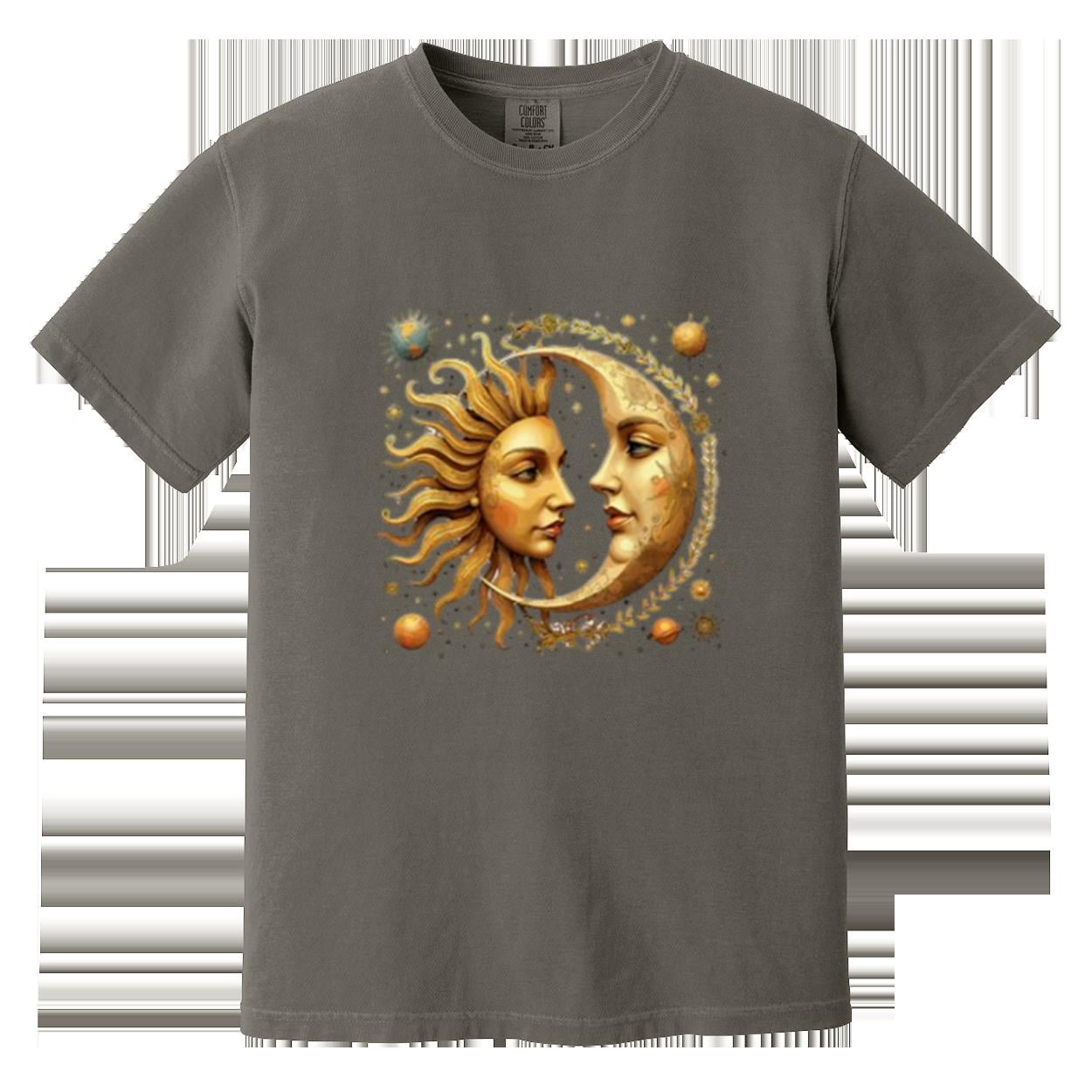 Celestial Moon And Sun Astrology Cosmic Balance Day Night Symbol