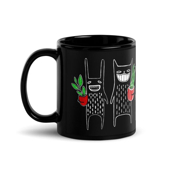 Celestial Moon Library Mug Gothic Coffee Cup Dark Academia Style