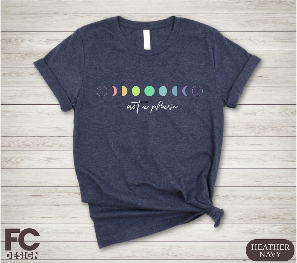 Celestial Moon Phase Mystical Boho T-Shirt - Walmart.com