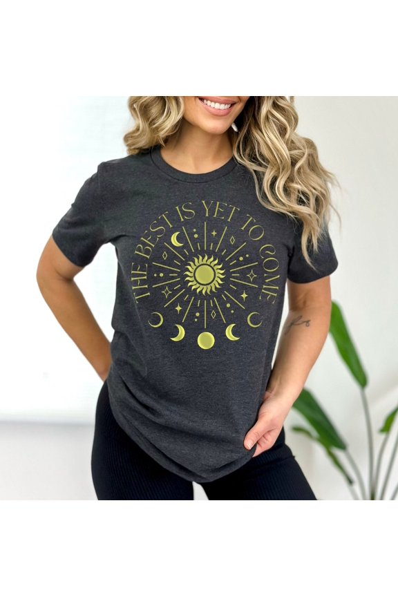 Celestial Moon Phase Shirt: Vintage Astrology Graphic Tee