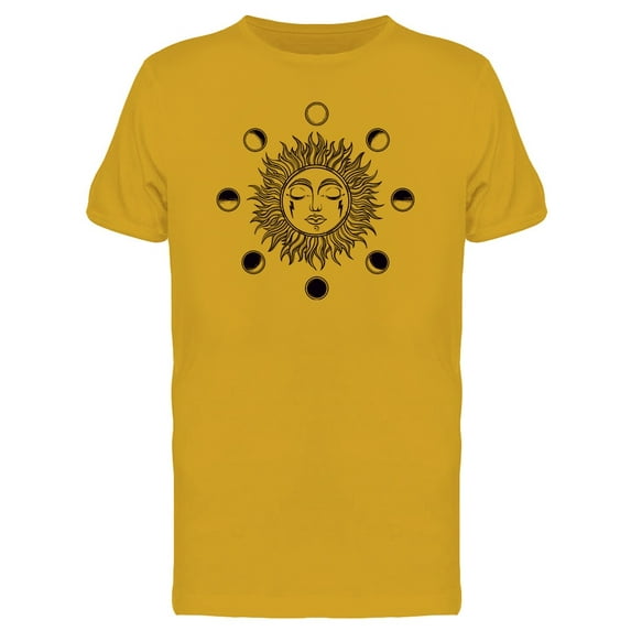 Celestial Moon Satelites T-Shirt Men -Image by Shutterstock, Male XX-Large