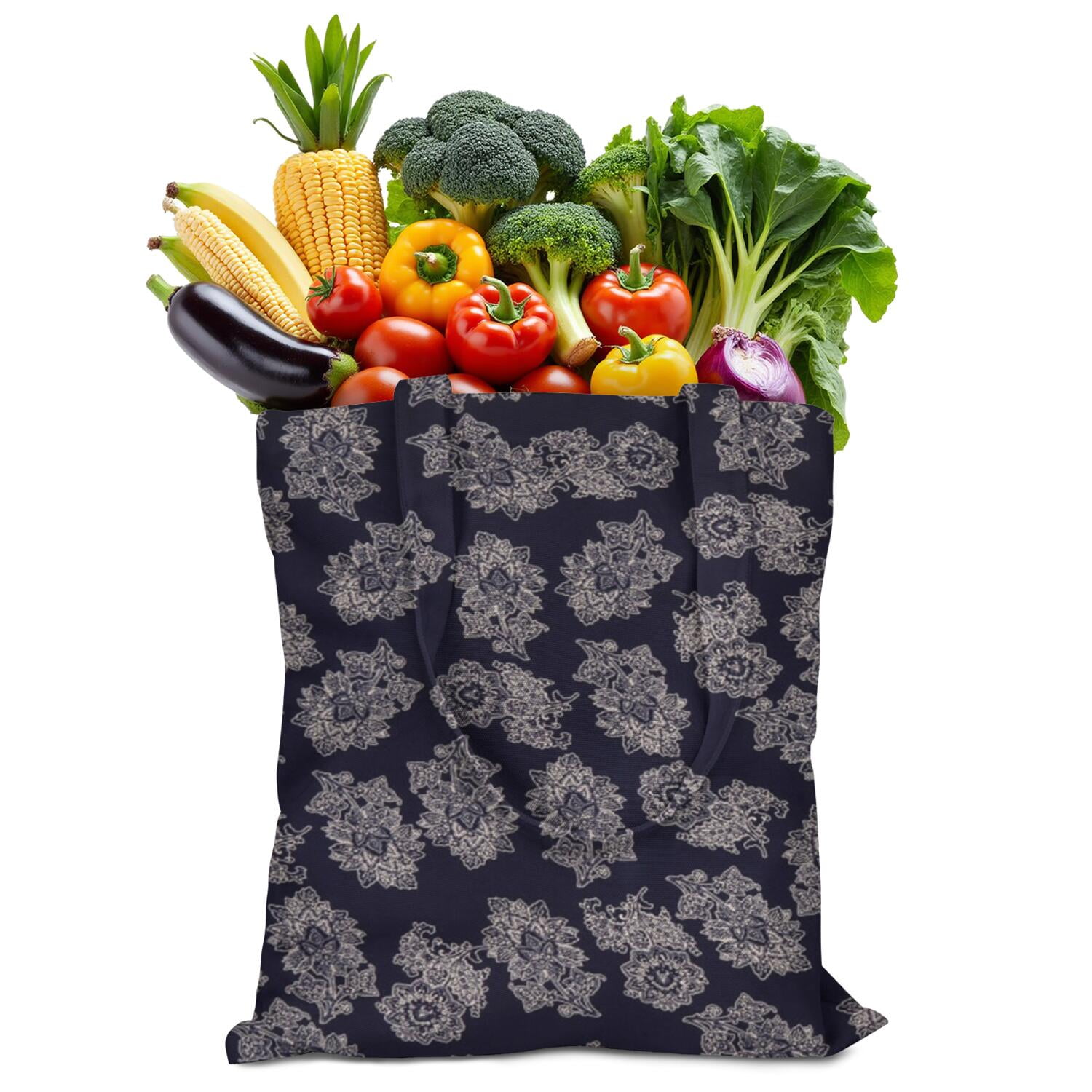 Metero Star Pattern Print Leather Tote Bag main image 0