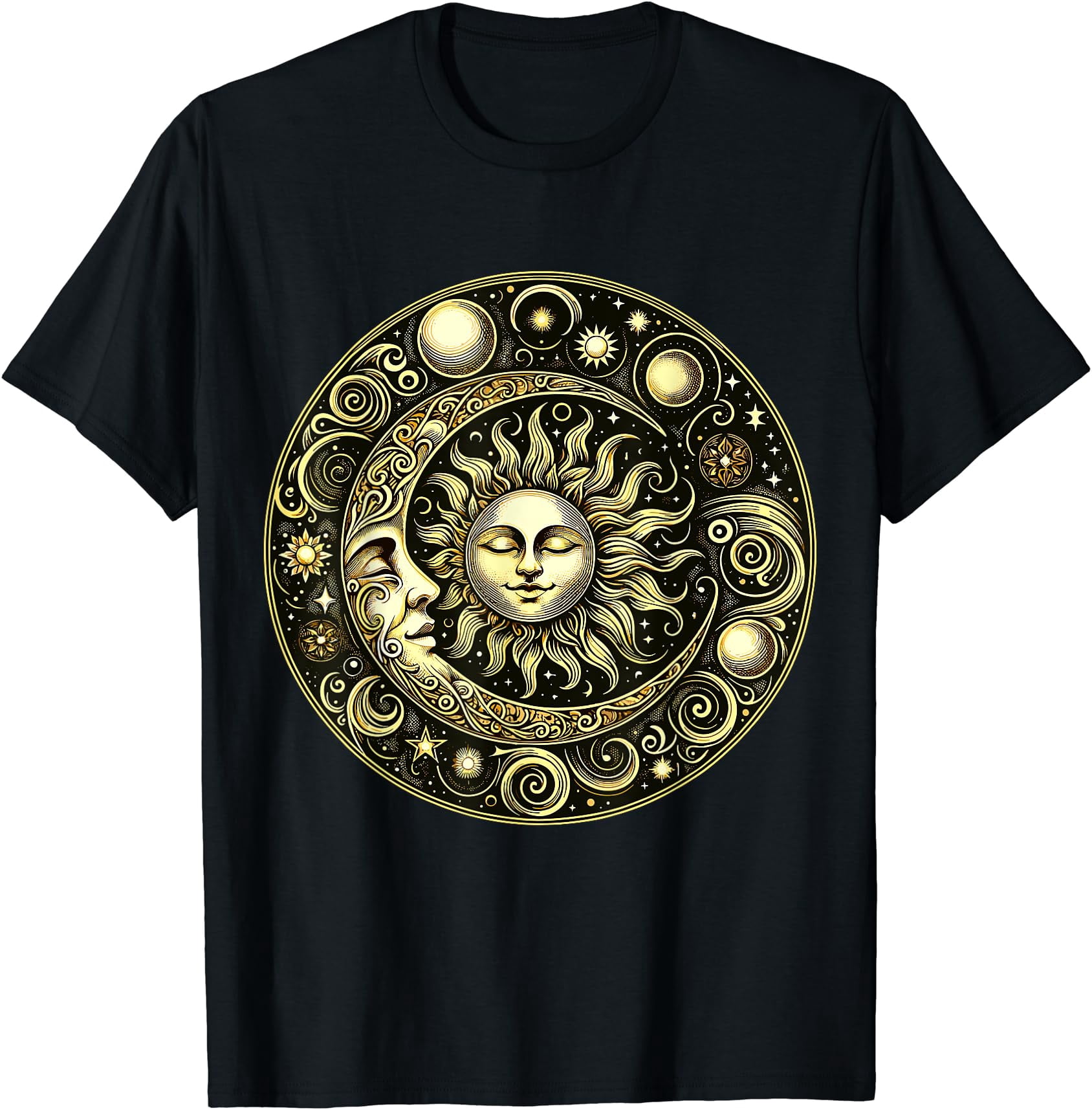Celestial Moon and Sun T-Shirt