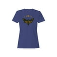 thumbnail image 1 of Celestial Moth with Moon Phases Women's T-shirt, 1 of 3