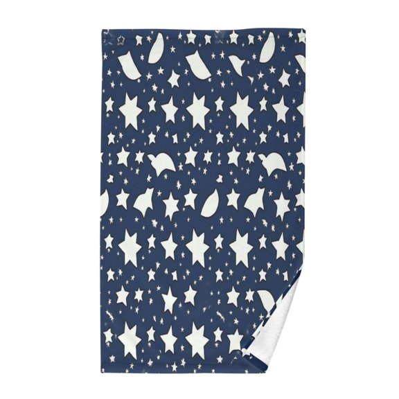 Celestial Patterns Design Soft 100% Cotton Towel, High Absorbency, Single Pack, 16" x 28"