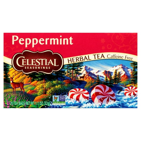 Celestial Peppermint Herb Seasonings Tea