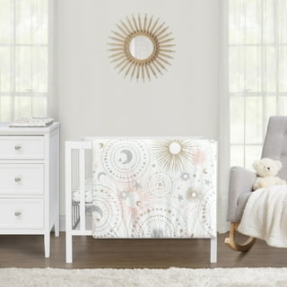 Pink and gold nursery bedding 2025