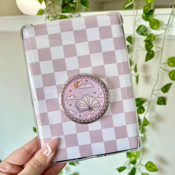 Celestial Purple MagneticGrip| MagSafe Pop Grip |Purple, Bookish, Reading, Moon | Phone, Device Holder | Accessory, Gifts for Her