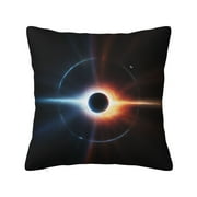Celestial Scene: Black Hole Accretion Decorative pillowcase square pillowcase cushion cover suitable for sofas, farmhouses, outdoor living rooms