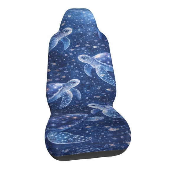Celestial Sea Turtle Car Seat Covers Stretch Car Seat Protectors Universal Fit