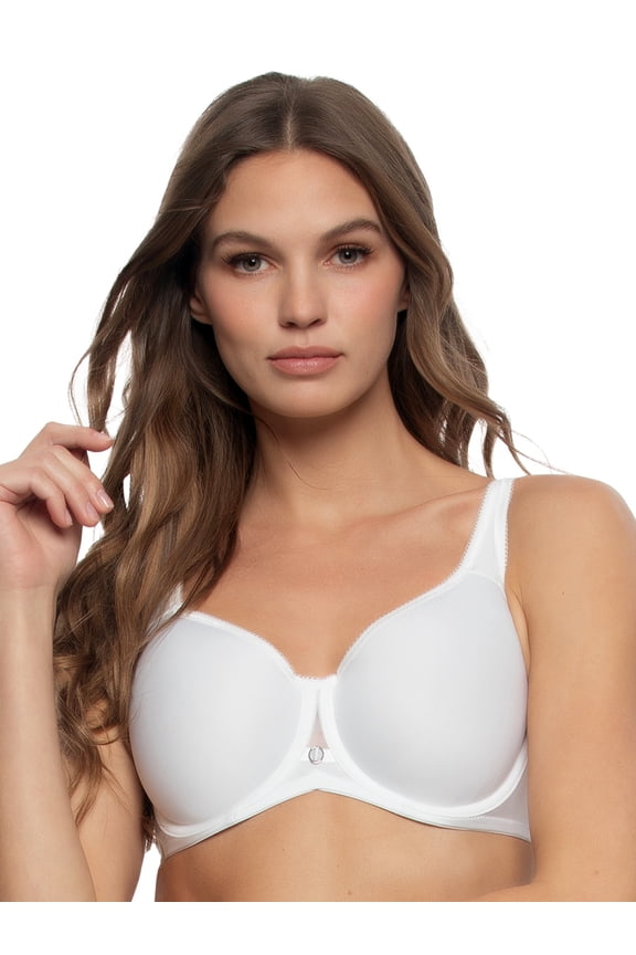 Celestial Seamless T-Shirt Bra (White, 38DDD)