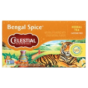 Celestial Seasonings, Bengal Spice Herbal Tea, Tea Bags, 20 Ct