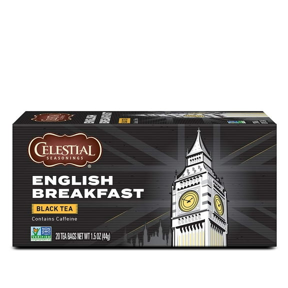 Celestial Seasonings Black Tea, English Breakfast, 20 Count