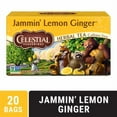 thumbnail image 1 of Celestial Seasonings Caffeine Free Jammin' Lemon Ginger Herbal Tea 20 ct - Pack of 2, 1 of 5
