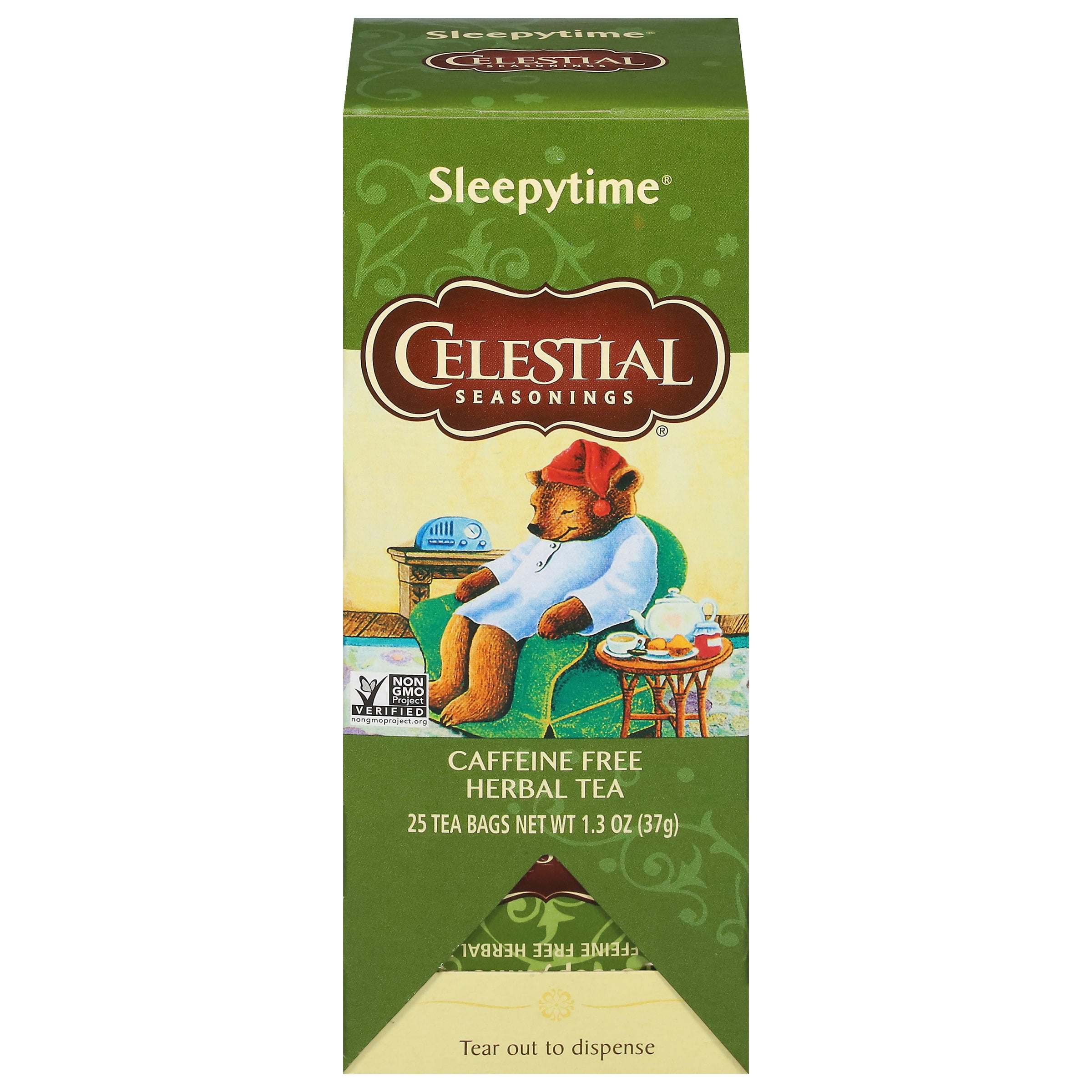 Celestial Seasonings Caffeine Free Sleepytime Herbal Tea Bags, 25 Count