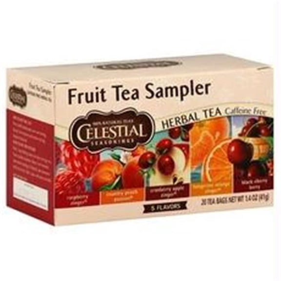 Celestial Fruit Tea Sampler 6x18 Bag