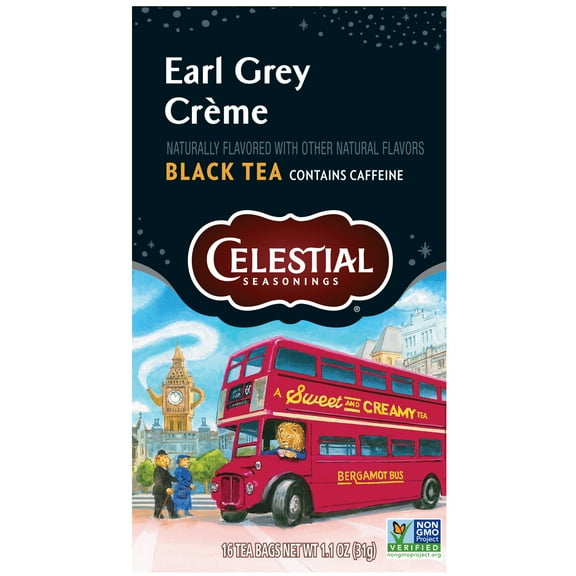 Celestial Seasonings Earl Grey Crme Black Tea Bags, 16 Count