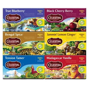 Celestial Seasonings Fun Flavors Herbal Tea Bags Variety Pack (20 Count, 6 Pack)