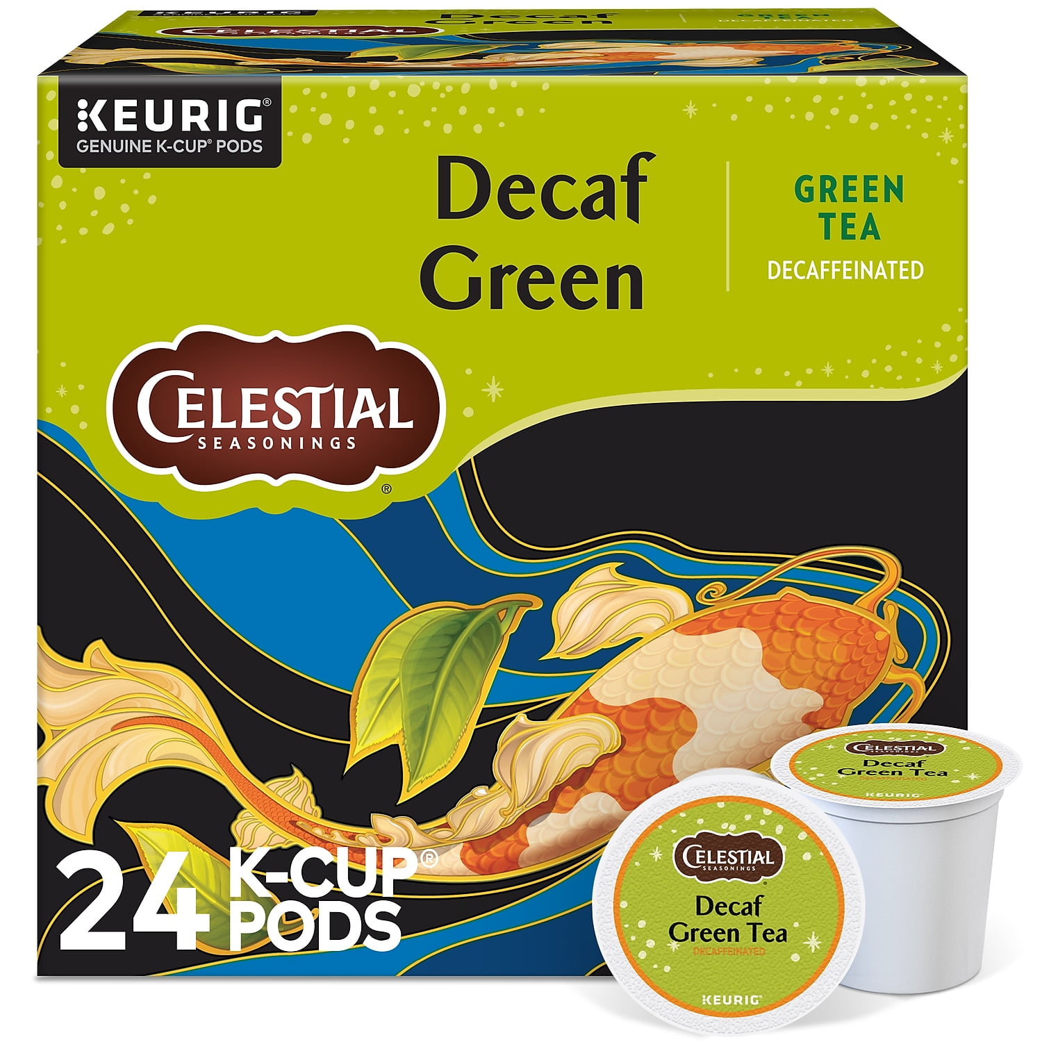 Decaffeinated Green Tea K-Cups, 24/Box Decaffeinated Green Tea K-Cups, 24/Box