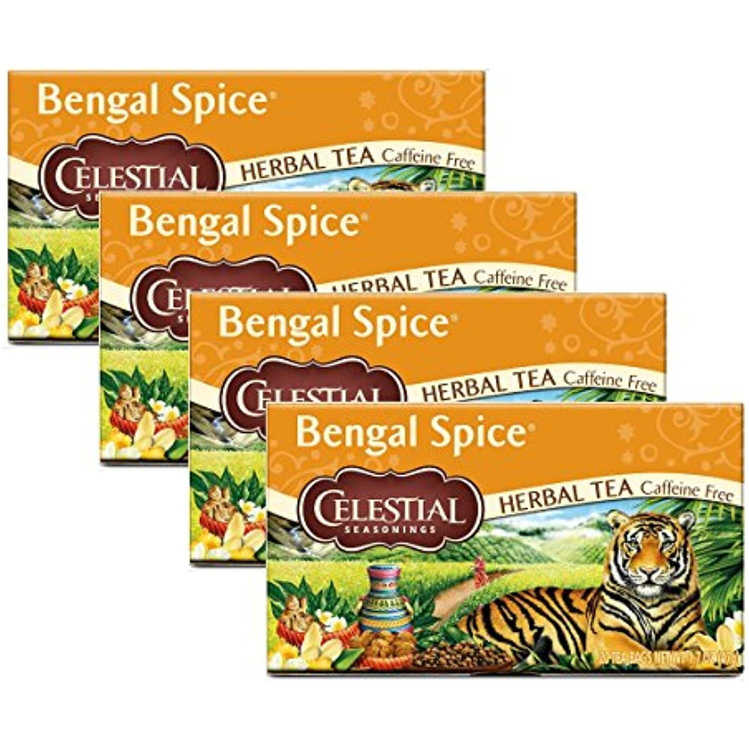 Celestial Seasonings Herbal Tea Bengal Spice 20 Count Pack Of 6
