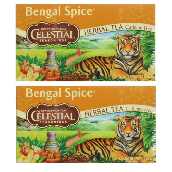 Celestial Seasonings Herbal Tea, AIF4Bengal Spice 20 Count (Pack of 2)