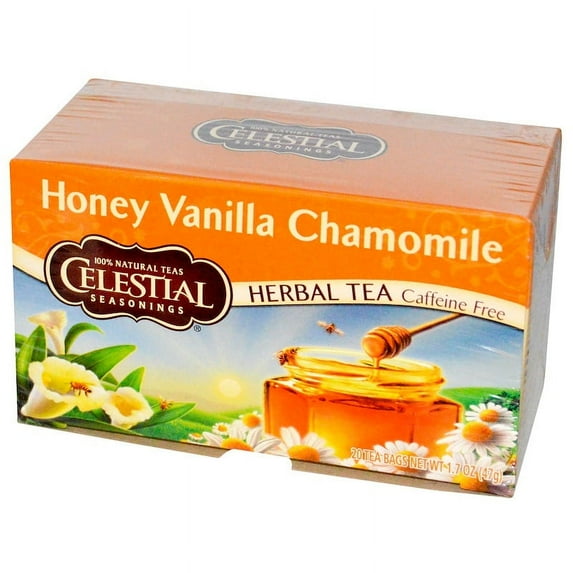 Celestial Seasonings Herbal Tea - Caffeine Free - Honey Vanilla Chamomile - 20 Bags