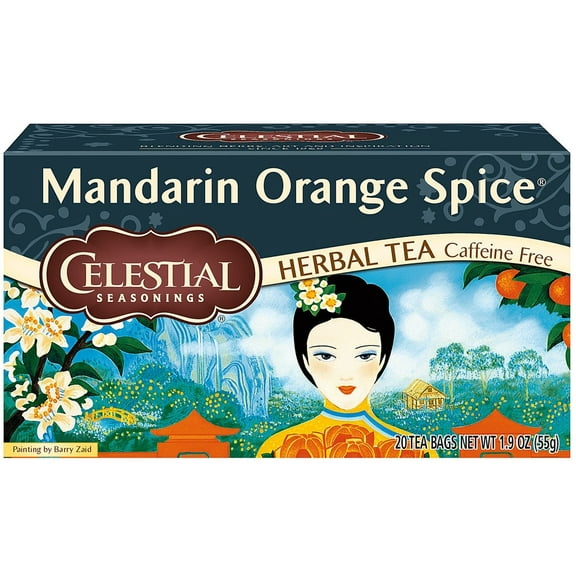 Celestial Seasonings Herbal Tea Caffeine Free Mandarin Orange Spice -- 20 Tea Bags