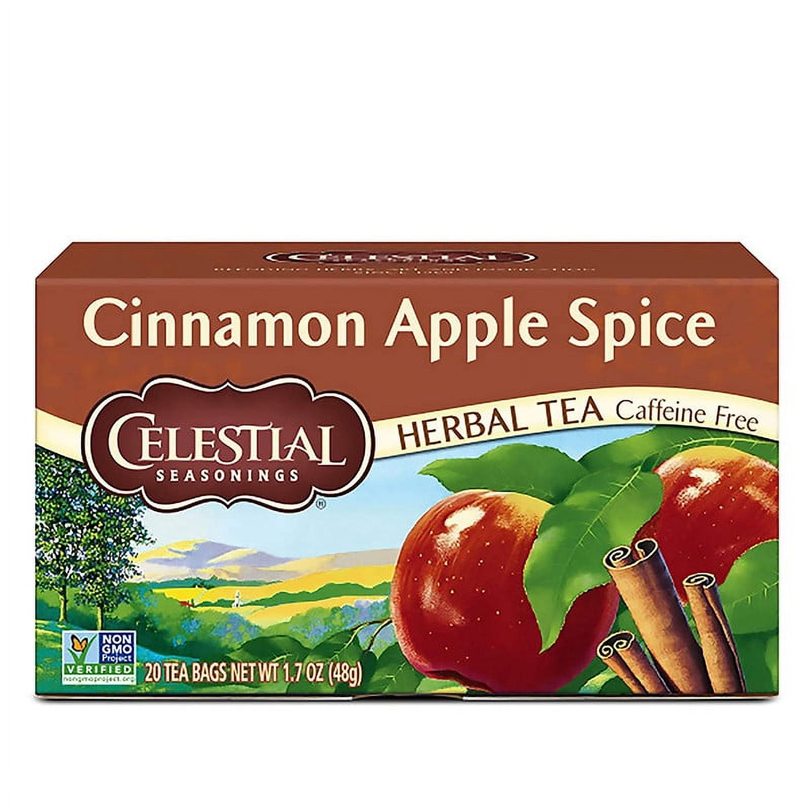 Celestial Seasonings Herbal Tea Cinnamon Apple Spice - 20 Bags