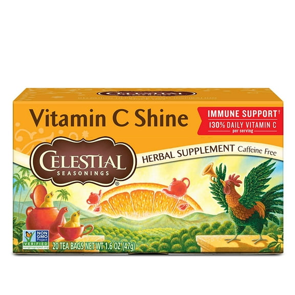 Celestial Seasonings Herbal Tea, Citrus Sunrise, 20 Count (Pack of 6)
