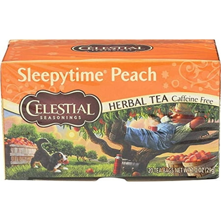 Celestial Seasonings Herbal Tea,Sleepytime Peach,(2 Pack)