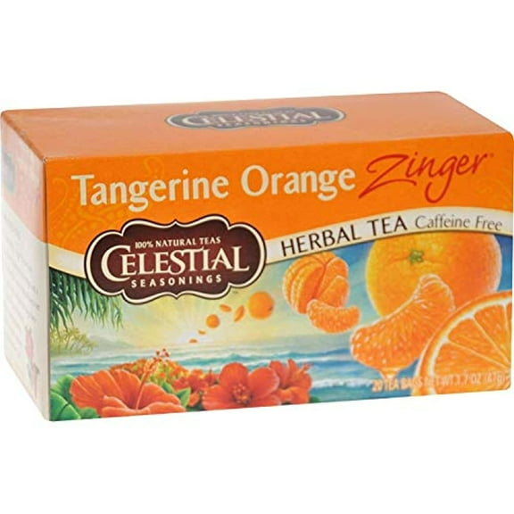 Herbal Tea, Tangerine Orange Zinger - Pack Of 2