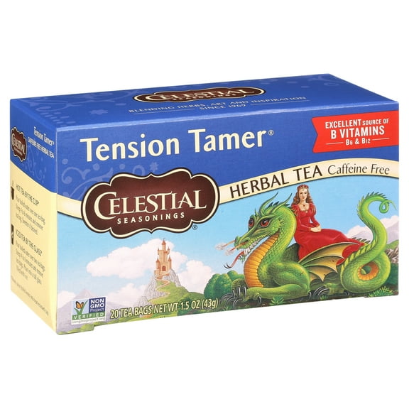 Celestial Seasonings Herbal Tea, Tension Tamer, 20 Count Pack Of 6
