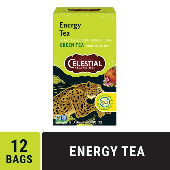 Celestial Seasonings High Caffeine Energy Green Tea Bags (12 Count)