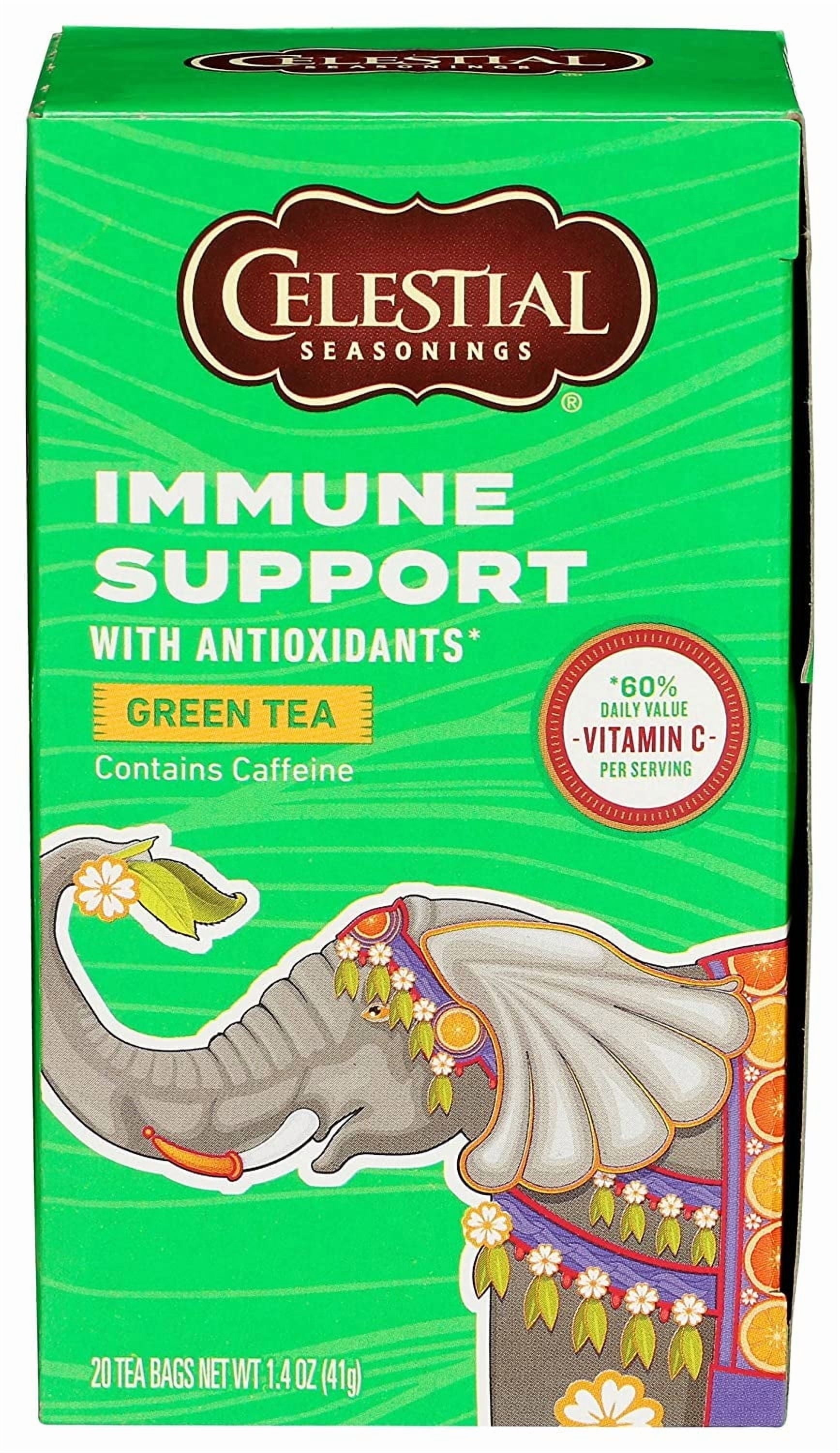 Celestial Seasonings Green Tea - Immune Support for Breakroom - Walmart ...