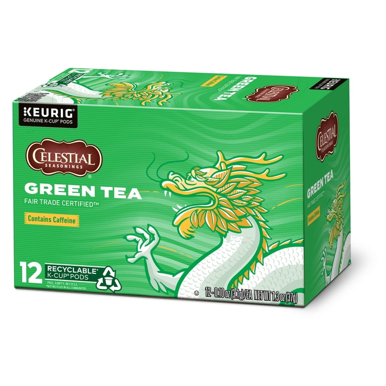 Celestial Seasonings Green Tea K-Cup Pods, Antioxidant Rich