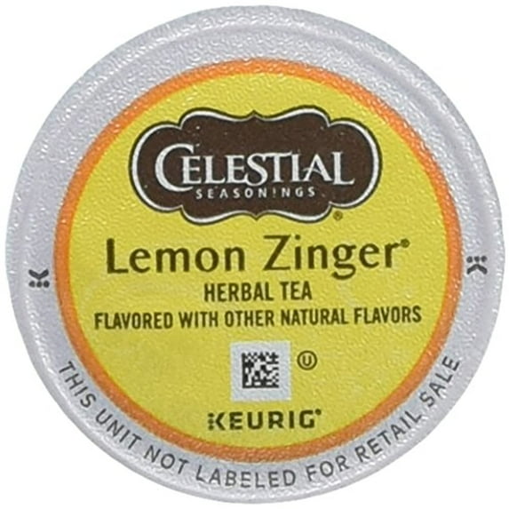 Celestial Seasonings - K-Cups 24Ct Box - Lemon Zinger