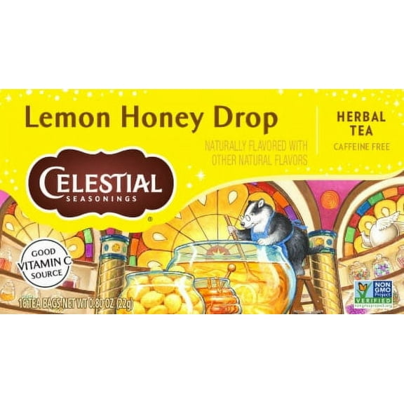 Celestial Seasonings Lemon Honey Drop Herbal Tea Bags