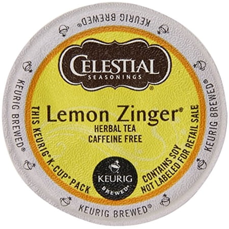 Celestial Seasonings Lemon Zinger Herbal Tea, 24 Count