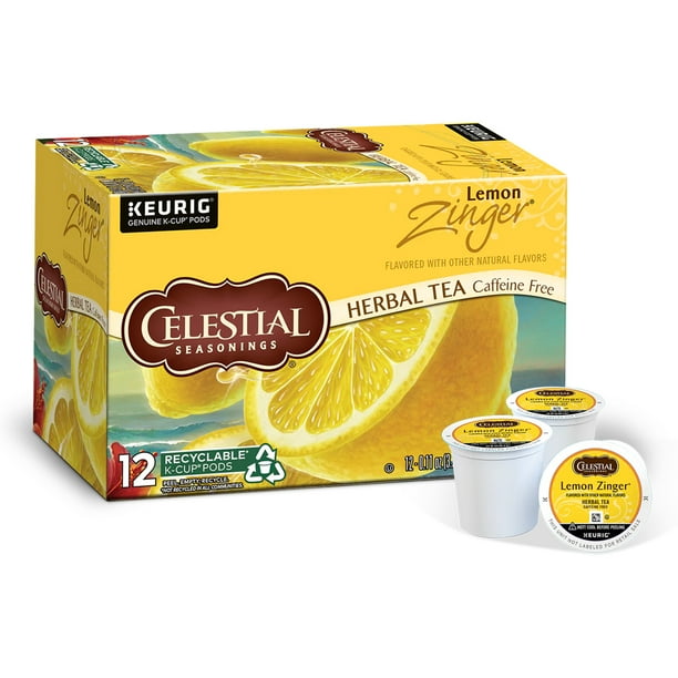 Celestial Seasonings Lemon Herbal Tea Pods for Breakrooms
