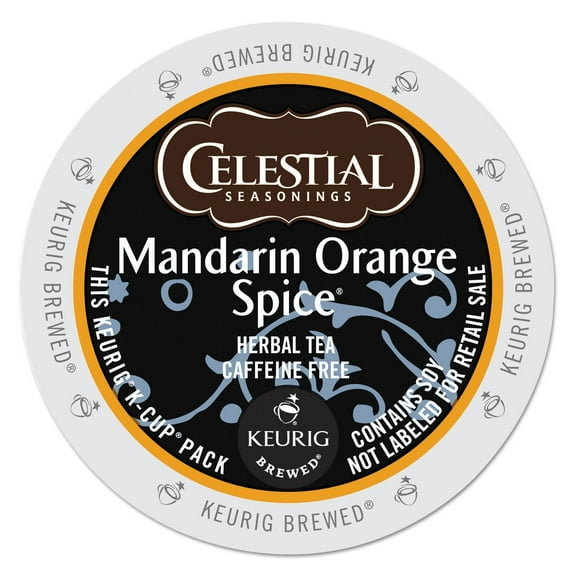 Mandarin Orange Spice Herbal Tea, Single-Serve Keurig K-Cup Pods, 96 Count