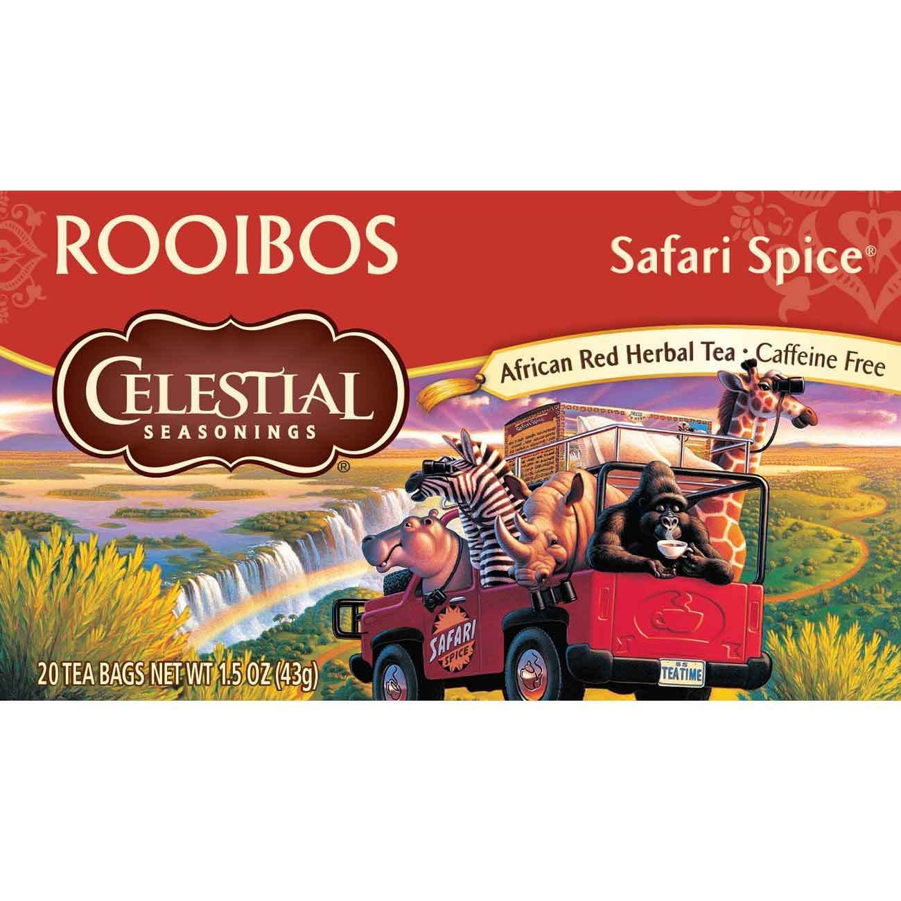 Celestial Seasonings Rooibos Tea, Safari Spice, 20 Count