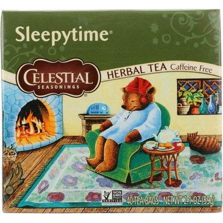 Celestial Seasonings Sleepytime, Caffeine-Free Herbal Tea Bags, 40 Count
