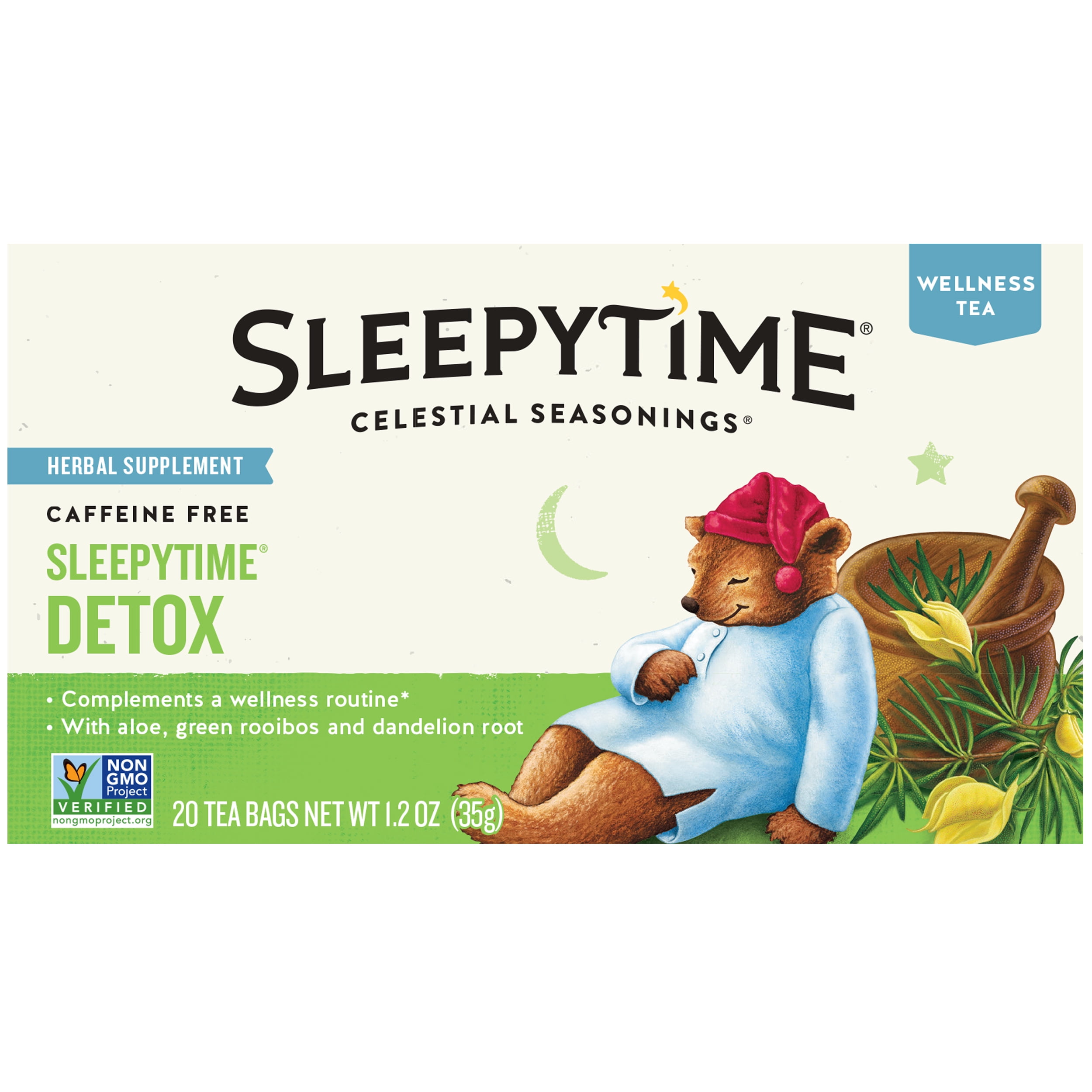 Celestial Seasonings Sleepytime Detox Wellness Herbal Tea Bags (20 Count)