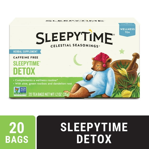 Celestial Seasonings Sleepytime Detox Wellness Herbal Tea Bags (20 Count)