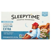 Celestial Seasonings Sleepytime Extra Wellness Herbal Tea Bags, 20 Count